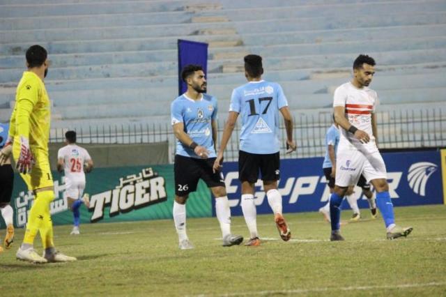 لقطة من مباراة الدور الأول