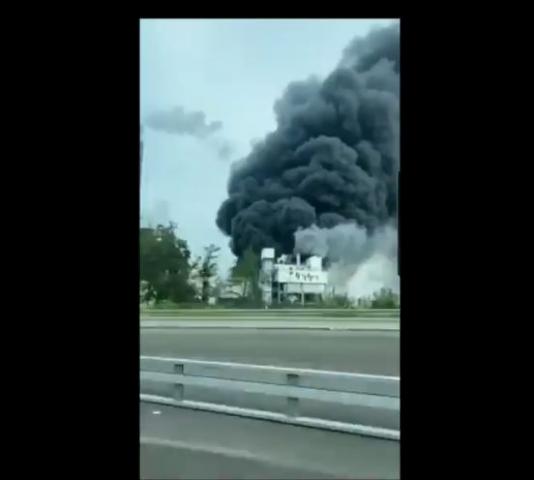 صورة من موقع الانفجار