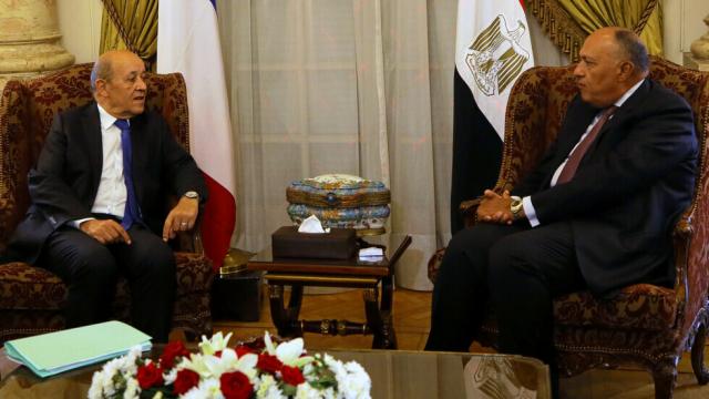 وزيرا خارجية فرنسا ومصر: يجب احترام إرادة الشعب التونسي