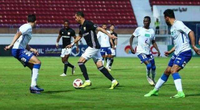 صورة أرشيفية لإحدى مواجهات سموحة والجونة