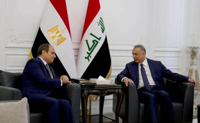 الرئيس السيسي: ندعم جهود تعزيز أمن واستقرار العراق