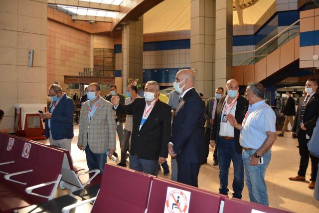 لجنة التفتيش الأمني والبيئي تتفقد مطار شرم الشيخ