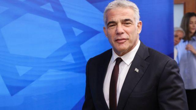  وزير خارجية إسرائيل يائير لابيد
