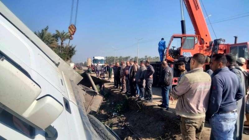 انقلاب سيارة فنطاس بالطريق الدولي