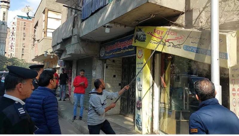 رفع 725 حالة إشغال في حملات بأحياء الإسكندرية