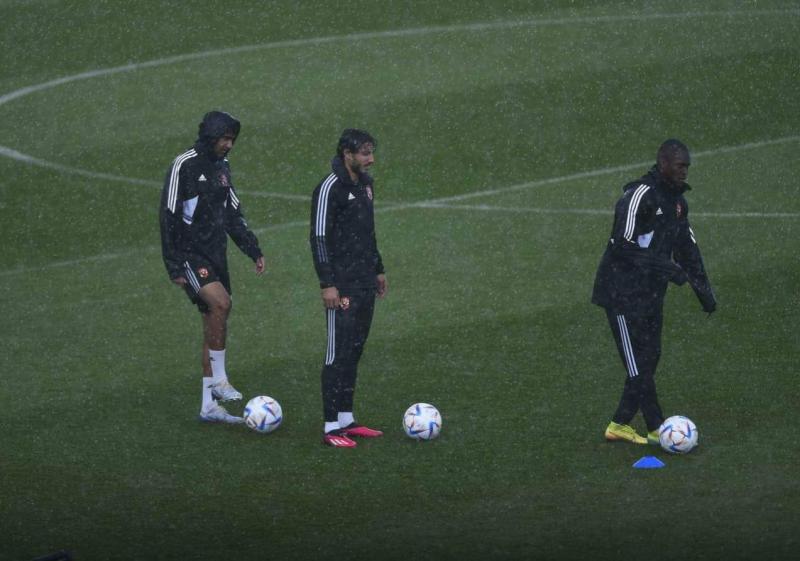 الأمطار الغزيرة والثلوج تنهي المران الرئيسي للأهلي بالمغرب | أهلي أونلاين