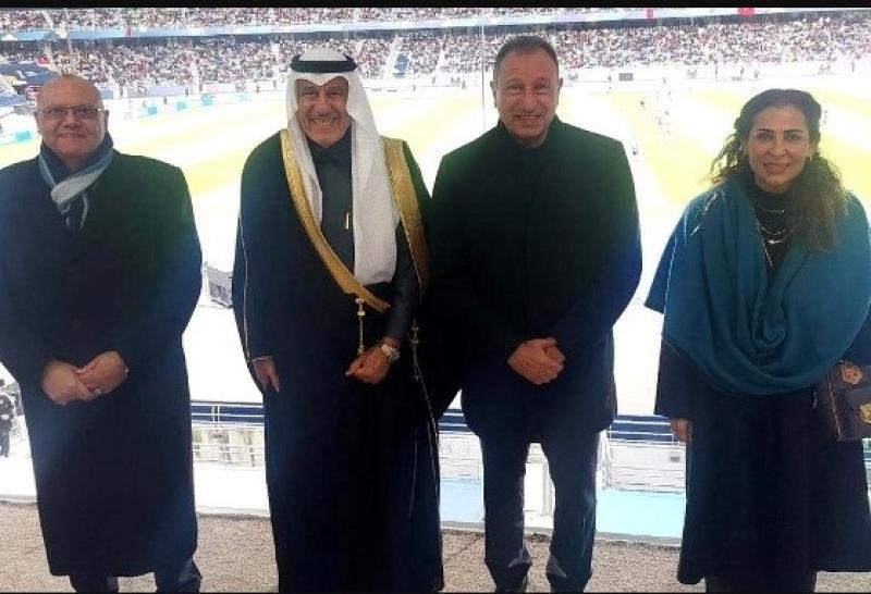 سفر اء مصر والسعودية والأردن بالمغرب يدعمون الأهلي في كأس العالم للأندية ‏