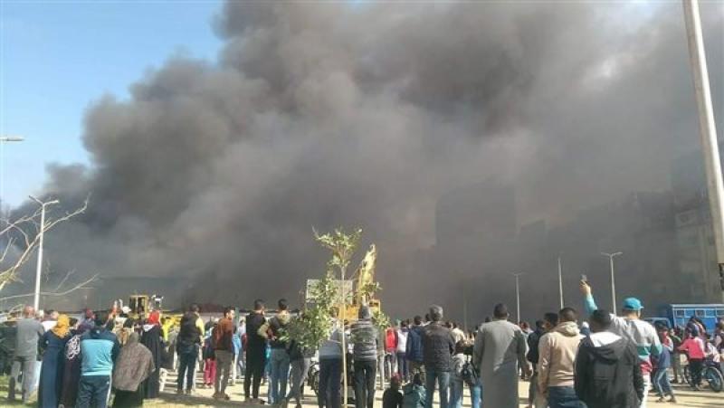 حريق مصنع ملابس