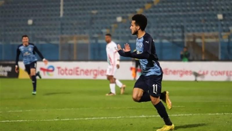 مصطفى فتحي سجل هدف بيراميدز الأول