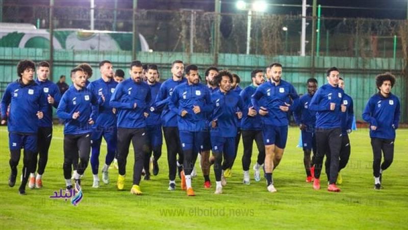 المصري يبدأ تدريباته فى بورسعيد استعدادًا لمباراة بيراميدز