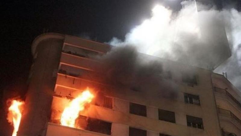 إخماد حريق نشب داخل شقة سكنية في الوراق