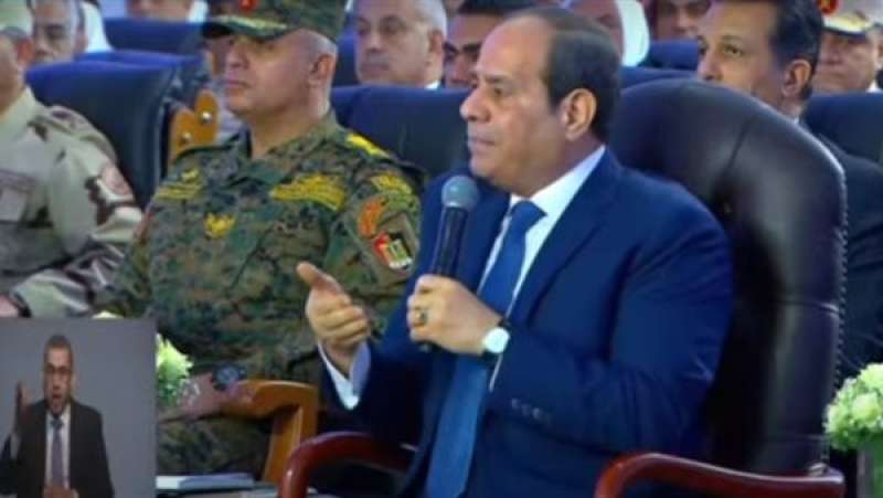 الرئيس السيسي: الدولة حريصة على تحقيق الأمن والأمان لأهالي سيناء