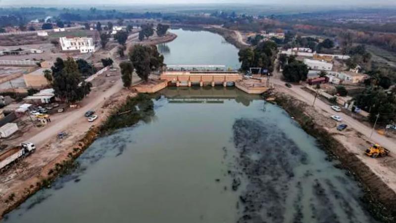 انخفاض منسوب المياه في العراق