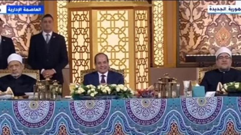 الرئيس عبد الفتاح السيسي وشيخ الأزهر