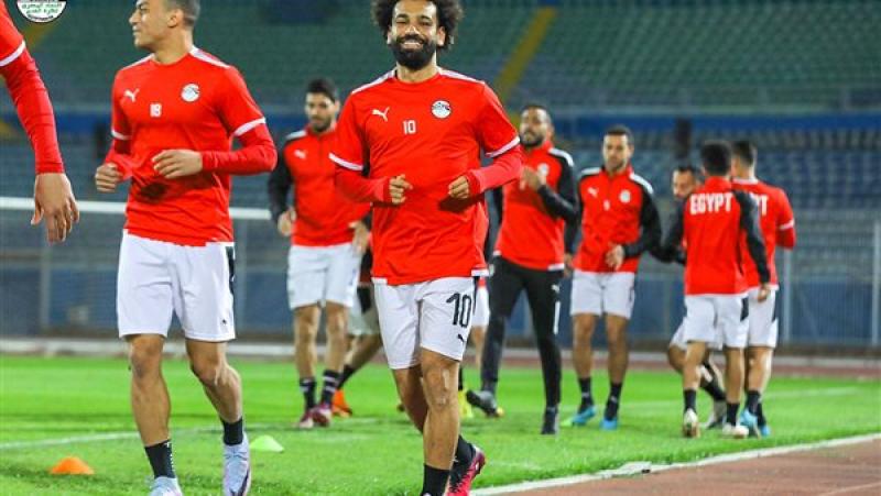 رياضة محمد صلاح في مران منتخب مصر الختامي قبل مواجهة مالاوي