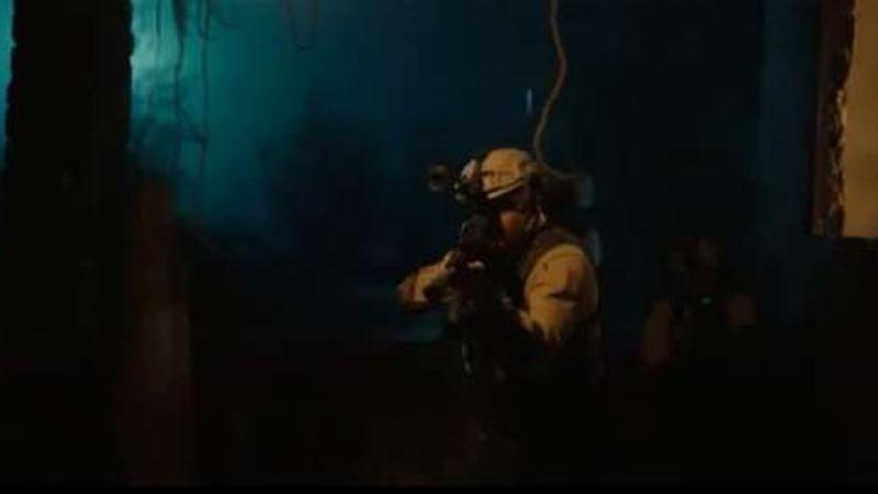 مشهد من مسلسل الكتيبة 101