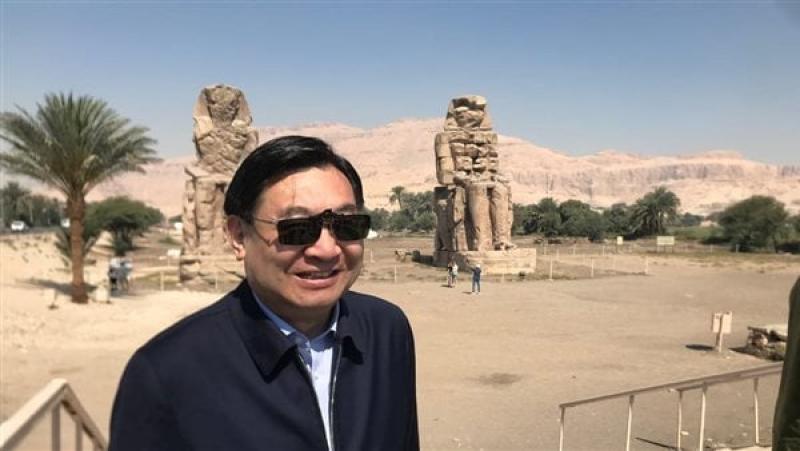 تنسيق لزيادة الوافدين لمصر.. وزير الثقافة والسياحة الصيني يزور 7 مناطق آثرية بالأقصر