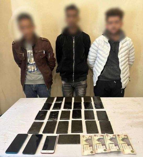 ضبط مخدرات بقيمة مليون جنيه بحوزة 6 أشخاص فى القاهرة