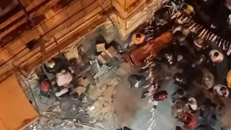 محافظات  انهيار سقف عقار بالإسكندرية