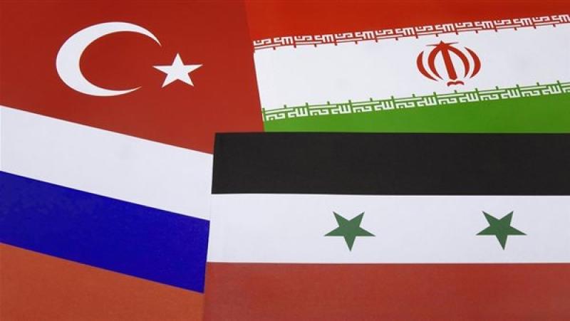 سياسة  سوريا وإيران وتركيا وروسيا
