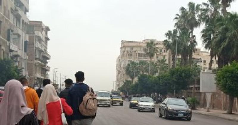 هطول أمطار خفيفة على مناطق متفرقة فى الإسكندرية.. صور
