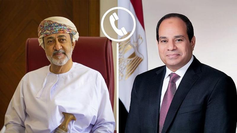 الرئيس السيسي وسلطان عمان يتبادلان هاتفيا التهنئة بمناسبة حلول عيد الفطر المبارك