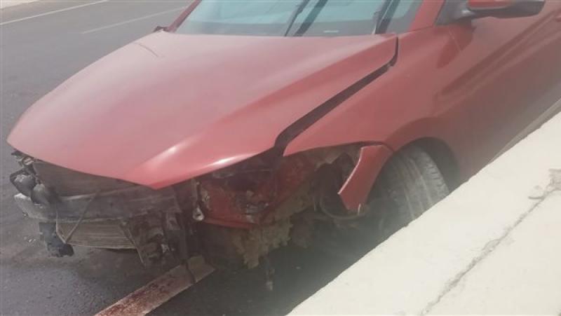 محافظات  إصابة شخصين في حادث تصادم سيارة بطريق أسيوط الغربي بالفيوم