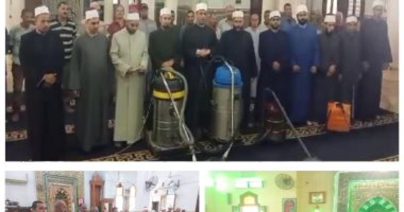 حملة نظافة مساجد السويس لاستقبال عيد الأضحى