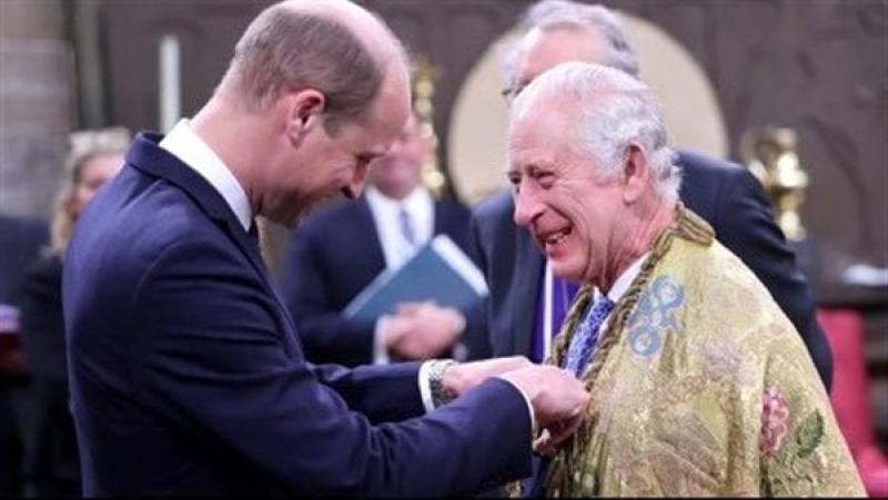 الأمير ويليام ووالده