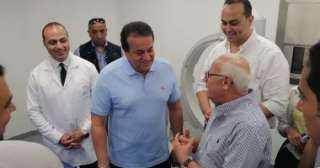 وزير الصحة يتفقد مجمع الشفاء...