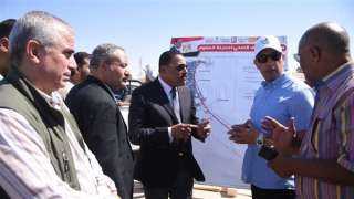 محافظ مطروح يتابع مشروع الصرف...