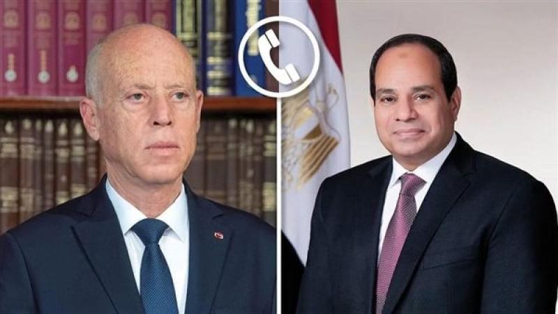 الرئيس السيسى وقيس سعيد