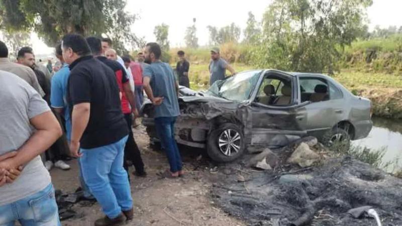 حادث تصادم سيارتين - صورة أرشيفية