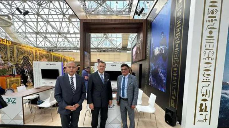 وزير السياحة والآثار يفتتح الجناح المصري في معرض «Leisure» بموسكو