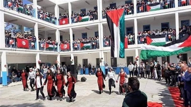 العلم الفلسطيني في المدارس التونسية، فيتو