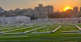 شاهد تجهيز ملعب عبد اللطيف...
