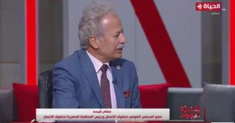 عصام شيحه عضو المجلس القومى لحقوق الإنسان