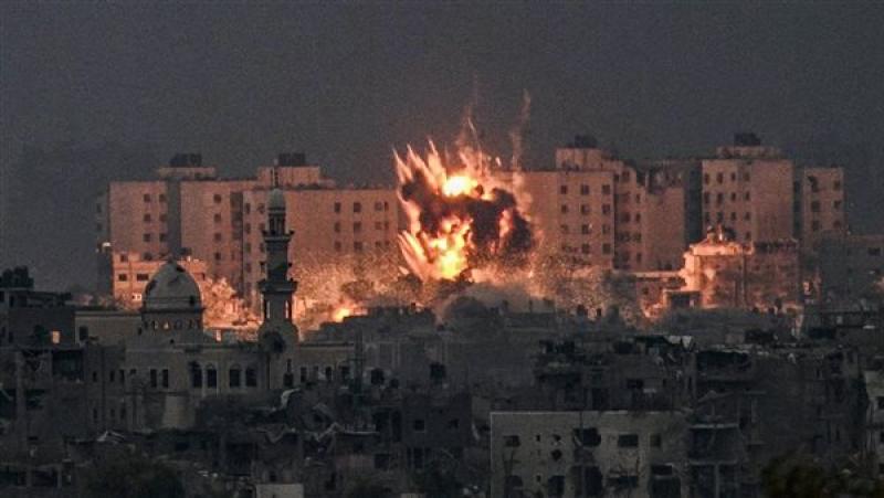 قصف إسرائيلي على قطاع غزة،