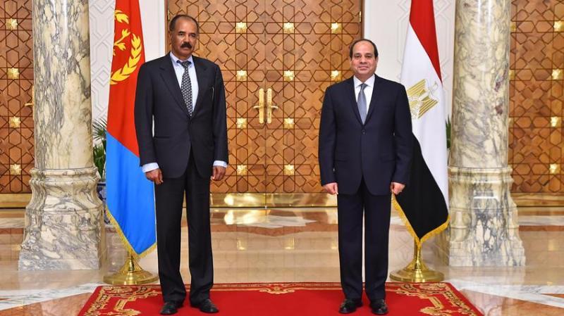 رئيسا مصر وإريتريا - أرشيفية