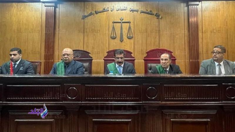 هيئة المحكمة برئاسة المستشار عبد الباسط الشاذلي