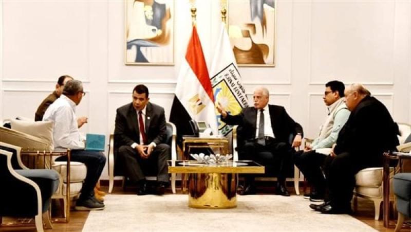 فودة مع رئيس الاتحاد المصري القوه