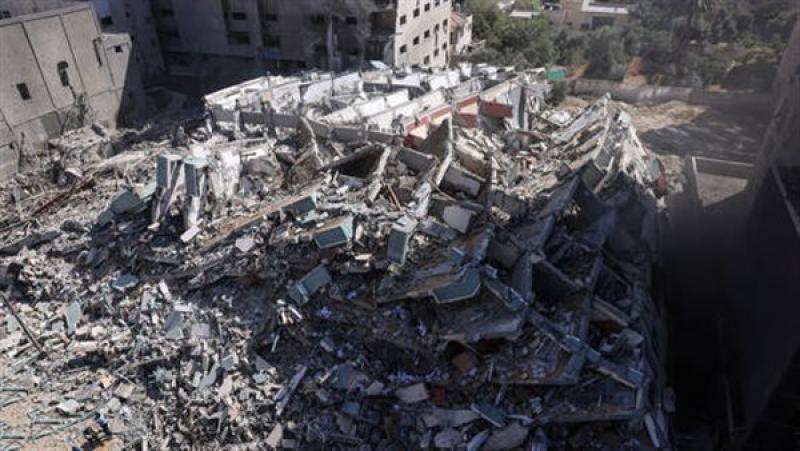 آثار القصف الاسرائيلي على قطاع غزة