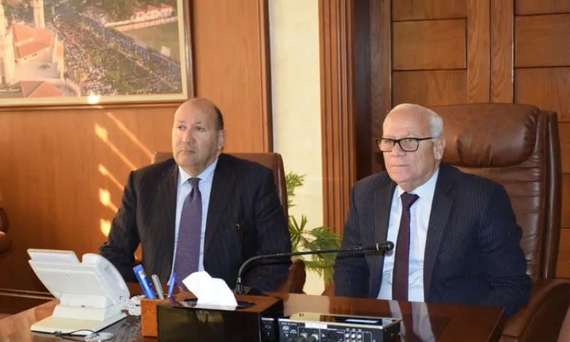 محافظ بورسعيد يستقبل مساعد وزيرة التخطيط للشركات الاستراتيجية والمنسق العام لمبادرة المشروعات الخضراء والذكية.