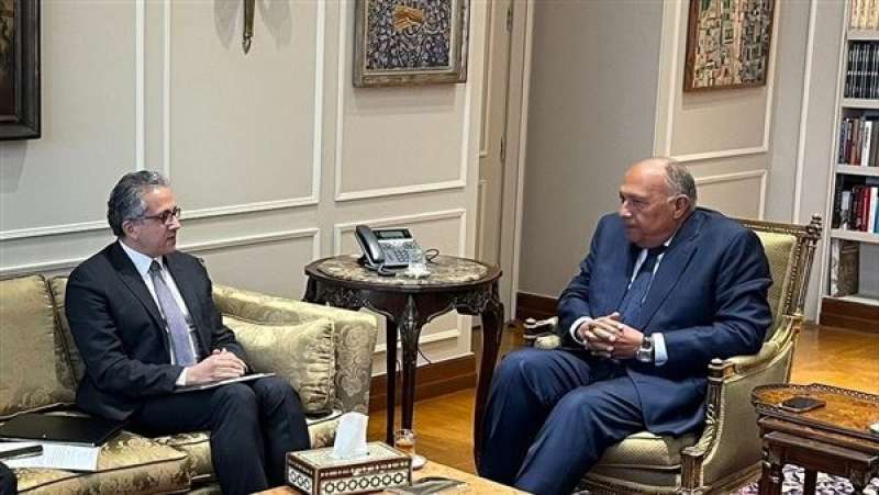 وزير الخارجية يستقبل مرشح مصر لمنصب مدير عام ”اليونسكو”