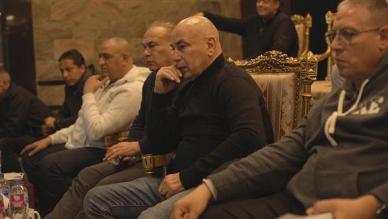 جهاز منتخب مصر يحضر مباراة بيراميدز والاحاد