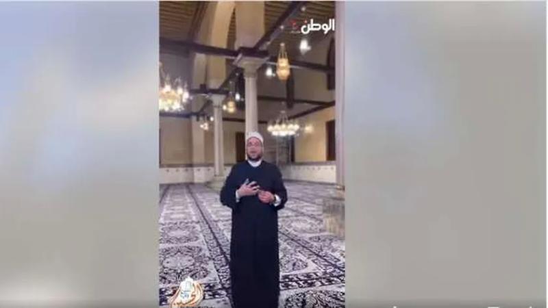 إمام مسجد الحسين: الوضوء ينقي المسلم من الذنوب والخطايا (فيديو)