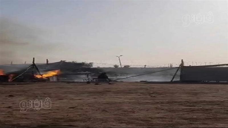 النار ولعت قبل الفطار، حريق يلتهم خيمة رمضانية بالشرقية (فيديو وصور)