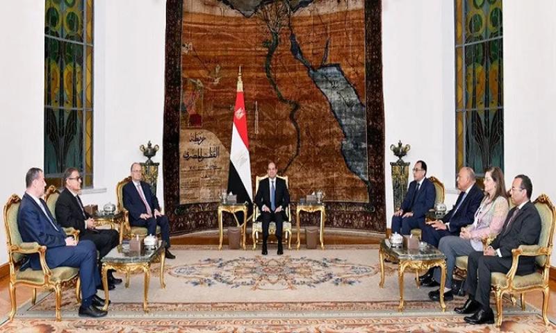 مصر وفلسطين ترفضان التهجير ويحذران من مواصلة التصعيد العسكري وتوسع دائرة الصراع