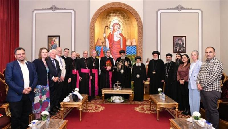 اتفاق بين الكنيسة الأرثوذكسية في مصر والكاثوليكية بفرنسا بشأن غزة