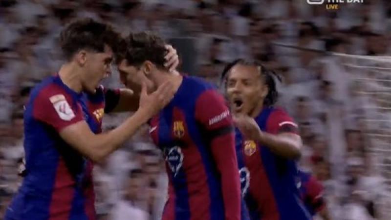 كريستنسن يحرز هدف برشلونة الأول في شباك ريال مدريد (فيديو)